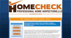 Desktop Screenshot of homecheckhomeinspections.com